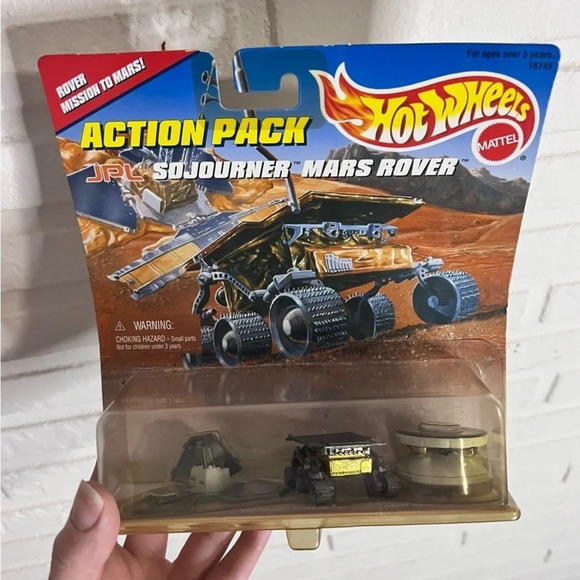Hot Wheels Vintage 1996 JPL Sojourner Mars Rover Mission to Mars Action Pack - Picture 3 of 5